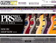 Tablet Screenshot of guitarbitz.com